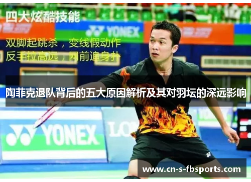 陶菲克退队背后的五大原因解析及其对羽坛的深远影响